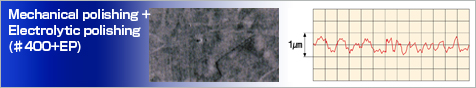 Mechanical polishing + Electrolytic polishingiSOO{EPj